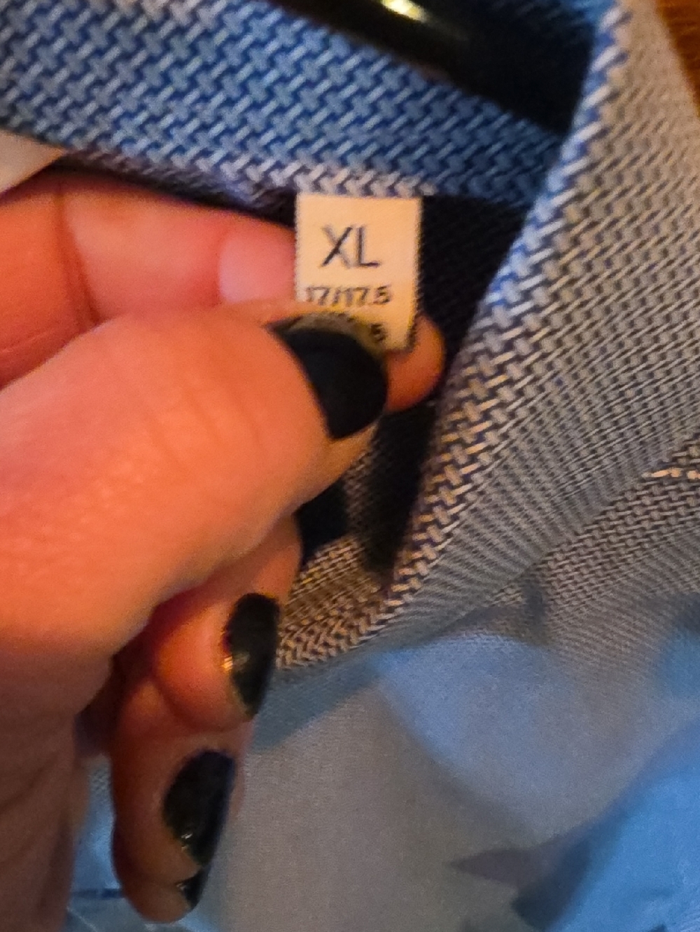 Lucky Brand Blue Patterned Slim Fit Shirt